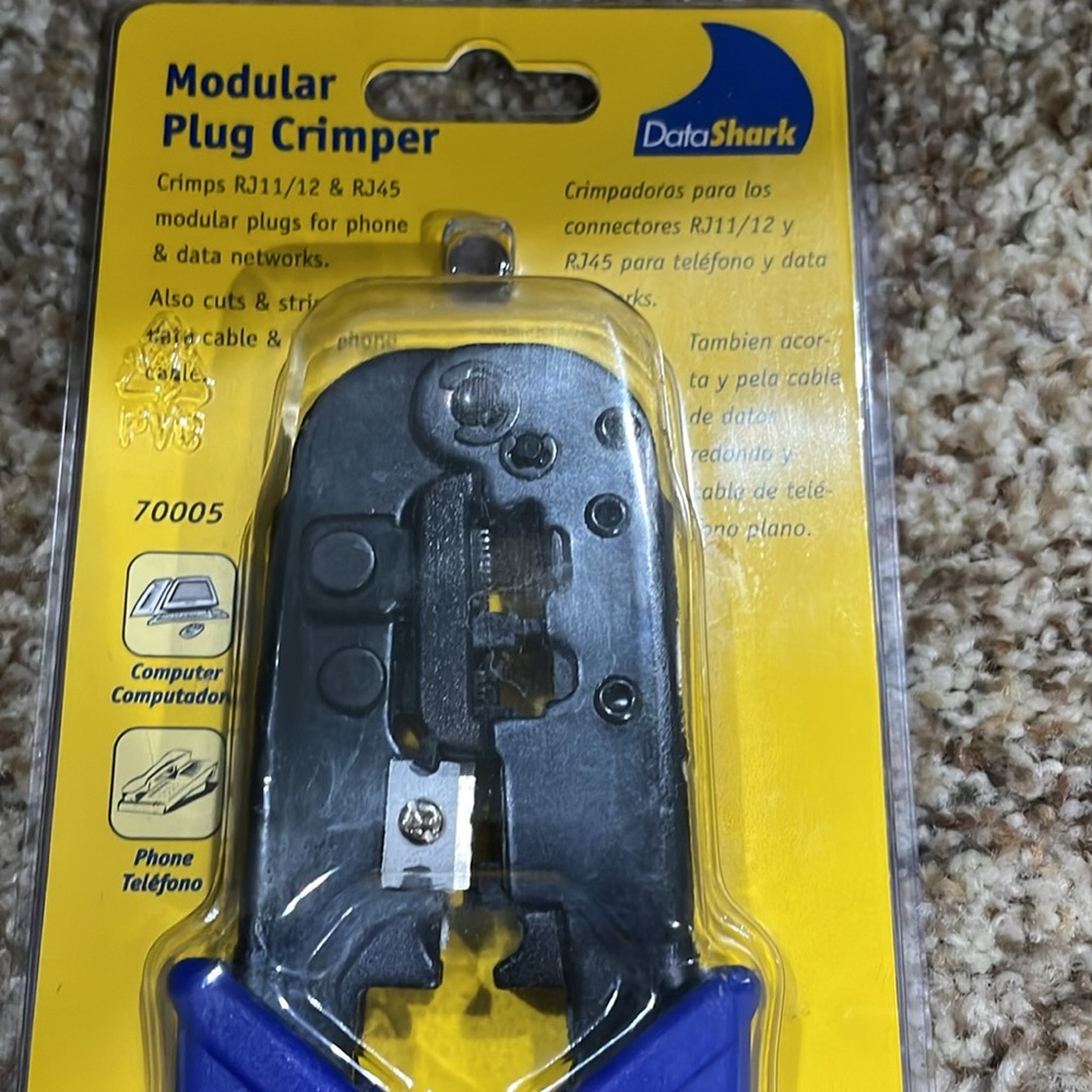 Datashark 70005 Modular crimper tool for RJ11 12 and RJ45 modular plugs - Picture 5 of 5